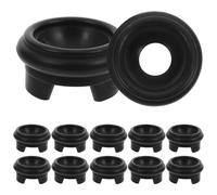 JOINPAYA Base de Calabaza Negra 2,5 Cm para Bola de Cristal, Soporte para Esfera Decorativa, Expositor de Balones, Set de 12 Piezas para Exhibición en Hogar y Oficina