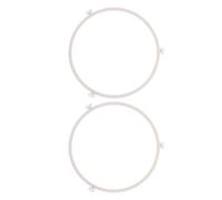 JOINPAYA Base Giratoria para Microondas 18,9 Cm, 2 Piezas Soporte Rodillo para Plato Giratorio, Repuesto para Horno Microondas, Accesorio Duradero para Cocina Hogar