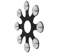 JOINPAYA Batería - Pandereta De Pie Con Platillo Pandereta De Percusión Con Cascabel Pandereta Para Adultos Pandereta Radiante Soporte Para Platillos Brazo Articulado Platillos De