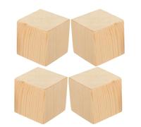 JOINPAYA Bloques Elevadores para Muebles 4 Unidades 6 CM de Alto Extensores para Patas de Cama Sillas y Mesas Soporte Estable para Espacios Residenciales