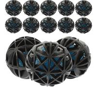 JOINPAYA Bola Bioquímica de Filtración para Acuario, PVC Negro, Robusta | Intercepción de Impurezas y Gran Capacidad de Desagüe, Efecto Elástico, para Pecera y Piscina
