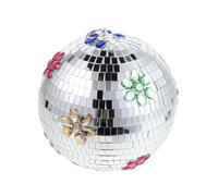 JOINPAYA Bola de Discoteca Colgante Pequeña de Vidrio Reflectante para Decoración de Escenario y Fiestas Efecto Espejo, Adorno Colgante para Eventos y Ambientación Disco Años 70