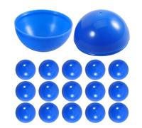 JOINPAYA Bolas de Sorteo Huecas de Plástico 3 Cm Azul, 25 Unidades, Diseño Abierto Reutilizable, para Juegos de Lotería y Fiestas Sociales
