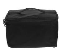 JOINPAYA Bolsa Térmica para Comida Portátil 10l Negra con Asa Bolsa Aislante para Guardar Pizza y Alimentos Calientes para Picnic Camping y Transporte de Alimentos