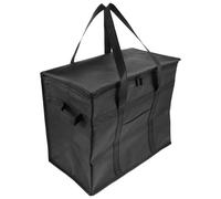 JOINPAYA Bolsa Térmica para Compras Aislamiento, Bolsa de Comida Aislada Grande de Tela No Tejida y Aluminio, Bolsillo Frontal y Asa Portátil para Alimentos Frescos y Picnic al Aire Libre