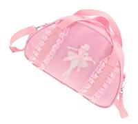 JOINPAYA Bolso de Hombro Ballet para Niña Pequeña Rosa, Mochila de Baile de Poliéster Resistente, Bolso Funcional para Baile y Gimnasia, Bolsa Ligera para Niñas, Tamaño Compacto