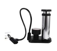 JOINPAYA Bomba de Piso para Neumáticos de Bicicleta de Alta Presión Portátil Metálica y Ligera Color Plateado Inflador Activado Pie Adecuado para Ciclismo y Actividades al Aire Libre