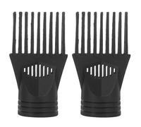JOINPAYA Boquilla De Peine Para Secador De Pelo, 2 Piezas, Accesorio Difusor Para Peinar Y Secar El Cabello, Compatible Con La Mayoría De Secadores, 5.10X1.96 Pulgadas