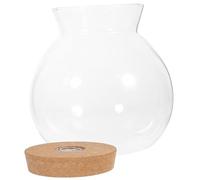 JOINPAYA Botella Ecológica de Vidrio para Pecera Tapa Decorativa y Luz LED para Crear Terrarios de Suculentas y Musgo en Espacios Interiores Dimensiones 67X57X57 Pulgadas