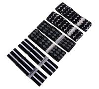 JOINPAYA Brazaletes Ajustables para Camisa 3 Piezas Poliéster Unisex Banda Elástica para Brazo Hombre y Mujer Accesorios Ropa Casual Elegante Cuadros Rayas Dientes