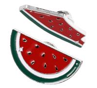 JOINPAYA Broche de Sandía 2 Piezas, Pin de Solapa Forma de Fruta, Aleación de Zinc, Accesorio para Ropa Femenina, Adecuado para Eventos Formales y Días Casuales