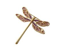 JOINPAYA Broche Esmaltado De Libélula y Flor, Broche De Aleación Para Mujer, Pequeño y Ligero, Alfiler Para Ropa, Accesorio De Moda Para Bufandas y Chaquetas, Diseño Delicado y Colorido