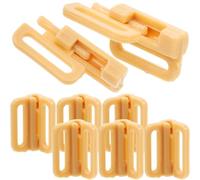 JOINPAYA Broches Delanteros para Sujetador de Lactancia 100 Unidades de Plástico Ecológico Color Piel 12 MM Cierre Frontal Práctico y Resistente para Reemplazo y Reparación de Sostenes