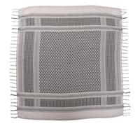 JOINPAYA Bufanda de Algodón para Mujer Bufanda de Oriente Medio Ligera y Transpirable Chal Táctico Gris Diseño de Cuadros para Invierno Protección contra Viento y Frío Uso Exterior E