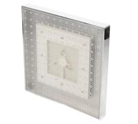 JOINPAYA Cabezal de Ducha Cuadrado Abs de 8 Pulgadas Luz LED Integrada y Cambio de Modo para Baño y Uso Doméstico