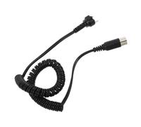 JOINPAYA Cable Chapado en y Exterior Oro para Uso Reforzado Tejido Flexible Taladro de Negro Conector Uñas en Servicios Móviles y Salones