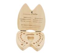 JOINPAYA Caja caja de almacenamiento de de leche Poseedor pequeño soporte para cepillos de para baño titular de los portadientes para recuerdo de Madera