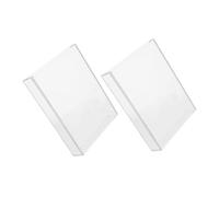 JOINPAYA Caja de Almacenamiento Acrílica Transparente 2 Piezas Tapa Extraíble para Flores Secas Exhibidor DIY para Recuerdos y Decoración Vintage en Hogar Bodas y Eventos