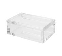 JOINPAYA Caja de Almacenamiento Compacta y Resistente Intemperie de Acrílico Transparente para Cerillas Tapa para Uso en Aventura y Cocina
