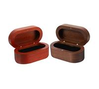 JOINPAYA Caja De Almacenamiento De Púas 2pcs Madera para Guitaristas Duradera y Práctica