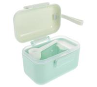 JOINPAYA caja de leche en polvo recipiente de fórmula para llevar pequeño dispensador de dulces contenedor de viaje en polvo ir contenedor de fórmula contenedor de polvo páginas Light Green