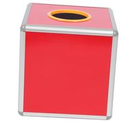 JOINPAYA Caja de Rifa Cúbica Multifunción 40x40x40 Cm Opaca Resistente para Donaciones y Sorteos, Accesorio de Lotería Segura para Oficina, Fiestas y Reuniones