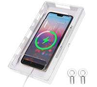 JOINPAYA Caja de Seguridad Transparente para Celular Cerradura y 2 Llaves Estuche Portátil para Estudiantes Control de Uso Responsable y Concentración Tareas Material ABS y PC de Alta