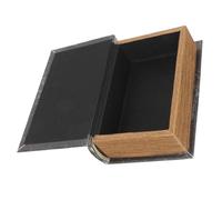 JOINPAYA Caja Decorativa de Libros Falsos Vintage Grande, Contenedor de Almacenamiento Diseño Retro, Objeto Decorativo para Hogar y Oficina, Modelo de Libro Antiguo para Exhibición