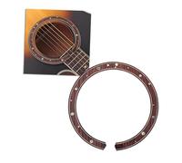 JOINPAYA Calcomanías De Roseta Para Guitarra Acústica De 110 Mm Incrustaciones De Abulón Para Boca De Guitarra Tiras Curvas Laminadas Adhesivo Fácil De Aplicar
