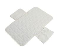 JOINPAYA cambiador de bebe Almohadillas de algodón impermeables cambiador reutilizable infante de almohadillas impermeables Changing Pad Waterproof blanco
