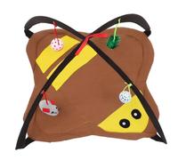 JOINPAYA Casa para Portátil y Transpirable Tienda Interior para Mascotas con Colgantes Cama para Refugio para Actividades Diarias