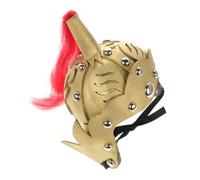 JOINPAYA Casco general antiguo guerra Víspera de Todos guerreros Hombres chico Disfraz de guerrero medieval casco de romano máscara vikinga Casco del ejército Espuma