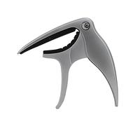 JOINPAYA Cejilla De Guitarra Para Eléctrica y Acústica Abrazadera De Cambio De Afinación Cejilla De Guitarra Afinador De Clip Plateada