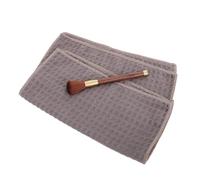 JOINPAYA Cepillo Limpiador de Cafeteras con Mango de Madera y 2 Paños de Limpieza, Cerdas Suaves para Molinillo de Café, Accesorios para Uso en Casa y Comercio