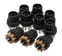 JOINPAYA Cepillos Laterales Repuestos para Limpiadora a Vapor 10 Piezas Acero y Cobre M8 para Limpieza Doméstica de Estufas y Superficies Resistentes