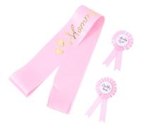 JOINPAYA Cinturón Para Papá 1 Juego Insignia correa hombro maternidad mamá para ser insignia papá para ser pin insignia regalos papá regalos mamá padre para ser insignia foto Sash Para Papá