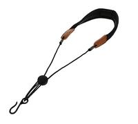 JOINPAYA Cinturón Portátil Cómodo para Saxofón de Algodón Negro Diseño Práctico, Adecuado para Músicos Que Buscan Soporte y Comodidad Durante la Interpretación