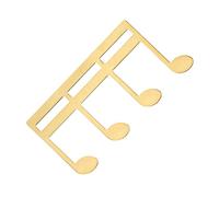 JOINPAYA Clip De Partitura De Metal Dorado Para Piano y Guitarra Soporte De Página Para Música Accesorio Musical Duradero y Versátil Para Estudiantes y Profesionales