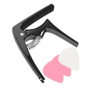 JOINPAYA Clip Multifuncional para Guitarra con Pinza y Púas para Afinación Práctica en Diversas Guitarras y Cuerdas Color Aleatorio
