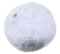 JOINPAYA Cojín de Peluche Diseño de Luna 17 Cm, Almohada Redonda para Sofá, Cojín Esférico Decorativo para Dormitorio y Sala, Lanzadera Planetaria Acogedora y Encantadora