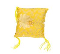JOINPAYA Cojín Decorativo para Cuenco Tibetano Hecho a Mano 16 Cm, Almohadilla Antideslizante para Cuenco Sonoro Budista, Tela Diseño Artesanal para Templo y Meditación