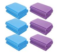 JOINPAYA Cojín Plegable para Sentarse 6 Unidades Colchoneta Ligera para Senderismo y Camping Material Xpe Resistente Humedad Colores Azul y Morado Adecuado para Mochileros y