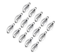 JOINPAYA Colgantes de Pendientes de Aleación de Caracola Marina 172X82 MM Accesorios de Joyería DIY 30 Piezas para Manualidades y Decoración Artesanía