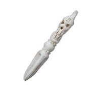 JOINPAYA Collar Budista de Hueso Color Marfil, Amuleto Dorje Artesanal, Cadena de Cuello para Meditación y Respiración Consciente, Joyería Espiritual para Hombres, Uso Diario y Viajes