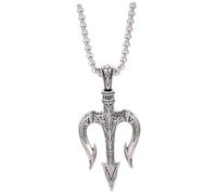 JOINPAYA Collar De Acero Resistente Colgante De Lanza Para Hombre Obsequio De Cumpleaños Estilo Gótico Punk Para Usar Ocasiones Especiales