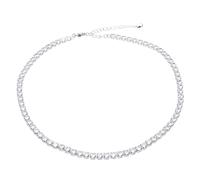 JOINPAYA Collar de Gemas de Imitación Brillante para Mujer Estilo Tenis, 3 Mm, Longitud 41 5 Cm, Material Circón, Accesorio para Clavícula, Joyería de Moda para Uso Diario y Ocasiones Obsequios