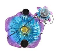 JOINPAYA Comedero de Pájaros Colgante Solar con LED Alimentador Exterior para Jardín Decoración Retro para Nocturnas Carga Solar y Encendido Automático