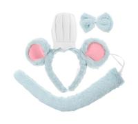JOINPAYA Conjunto De Disfraz De Ratón De 3 Piezas: Diadema Con Orejas De Gorro De Chef De Rata Y Pajarita Para Niños De 6 A 18 Años Conjunto De Accesorios De Cosplay De Animal De
