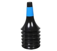 JOINPAYA Conos Deportivos de Plástico 6 Piezas para Entrenamiento de Fútbol y Baloncesto, Marcadores de Agilidad Negros y Azules, Accesorios para Ejercicios y Obstáculos en Campo