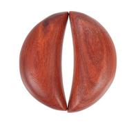 JOINPAYA Copa de Adivinación Budista en Forma de Media Luna de Madera de Red Sandalwood 3 Pulgadas, Juego de 2 Piezas para Rituales Espirituales y Decoración del Hogar